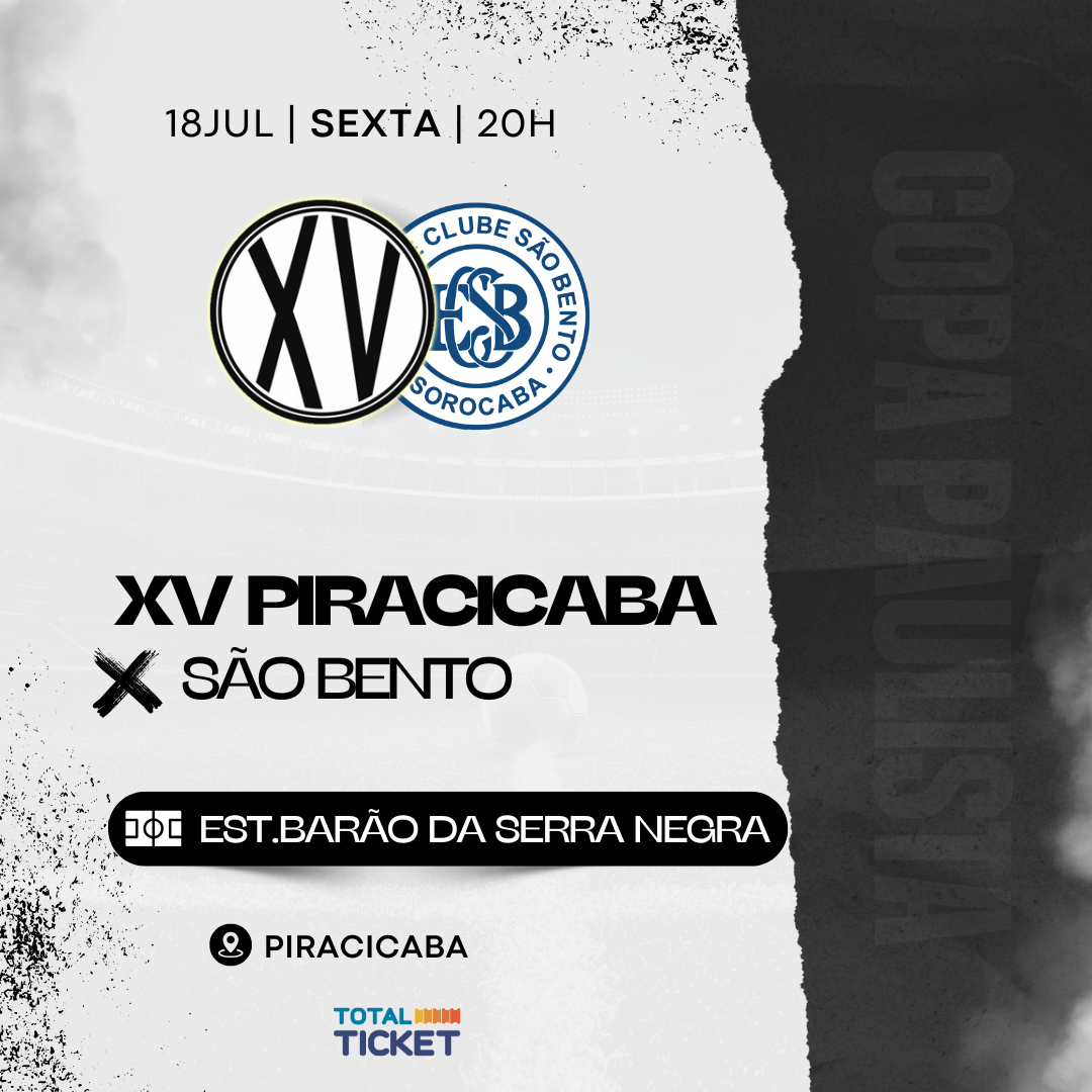 XV DE PIRACICABA X SÃO BENTO