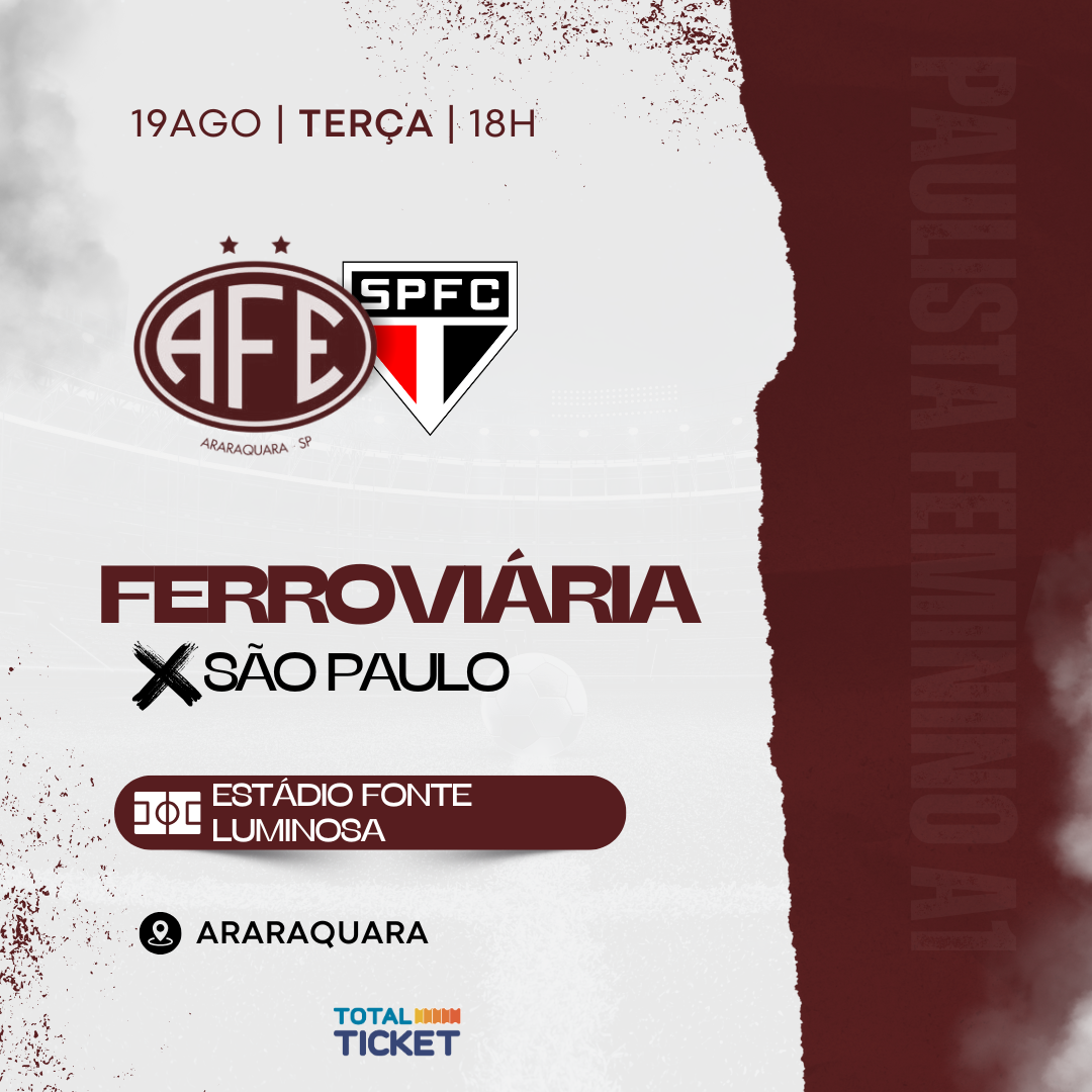 FERROVIÁRIA X SÃO PAULO