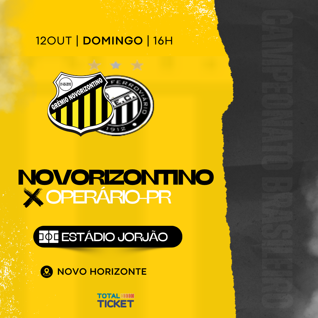 NOVORIZONTINO X OPERÁRIO-PR