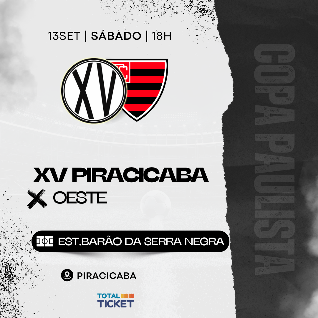 XV DE PIRACICABA X OESTE