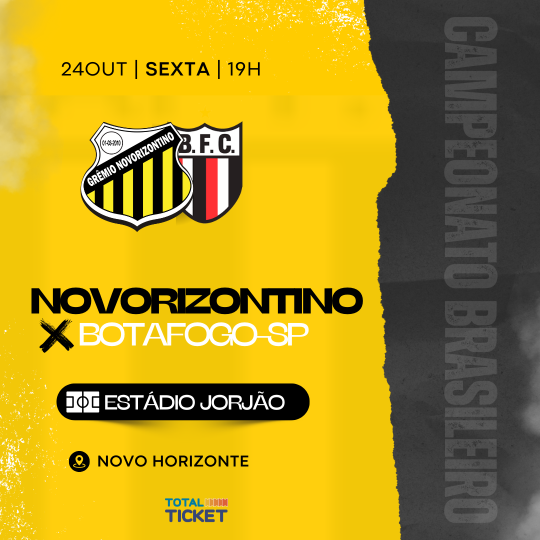 NOVORIZONTINO X BOTAFOGO - SP