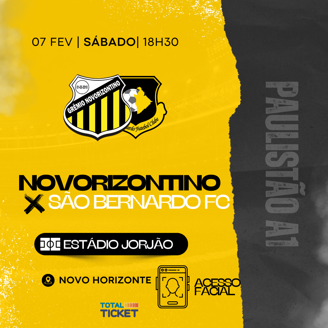 NOVORIZONTINO X SÃO BERNARDO