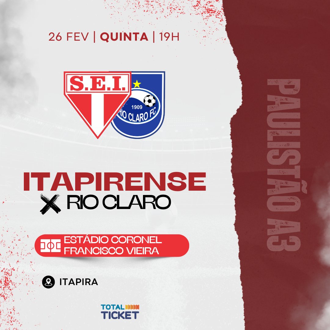 ITAPIRENSE X RIO CLARO