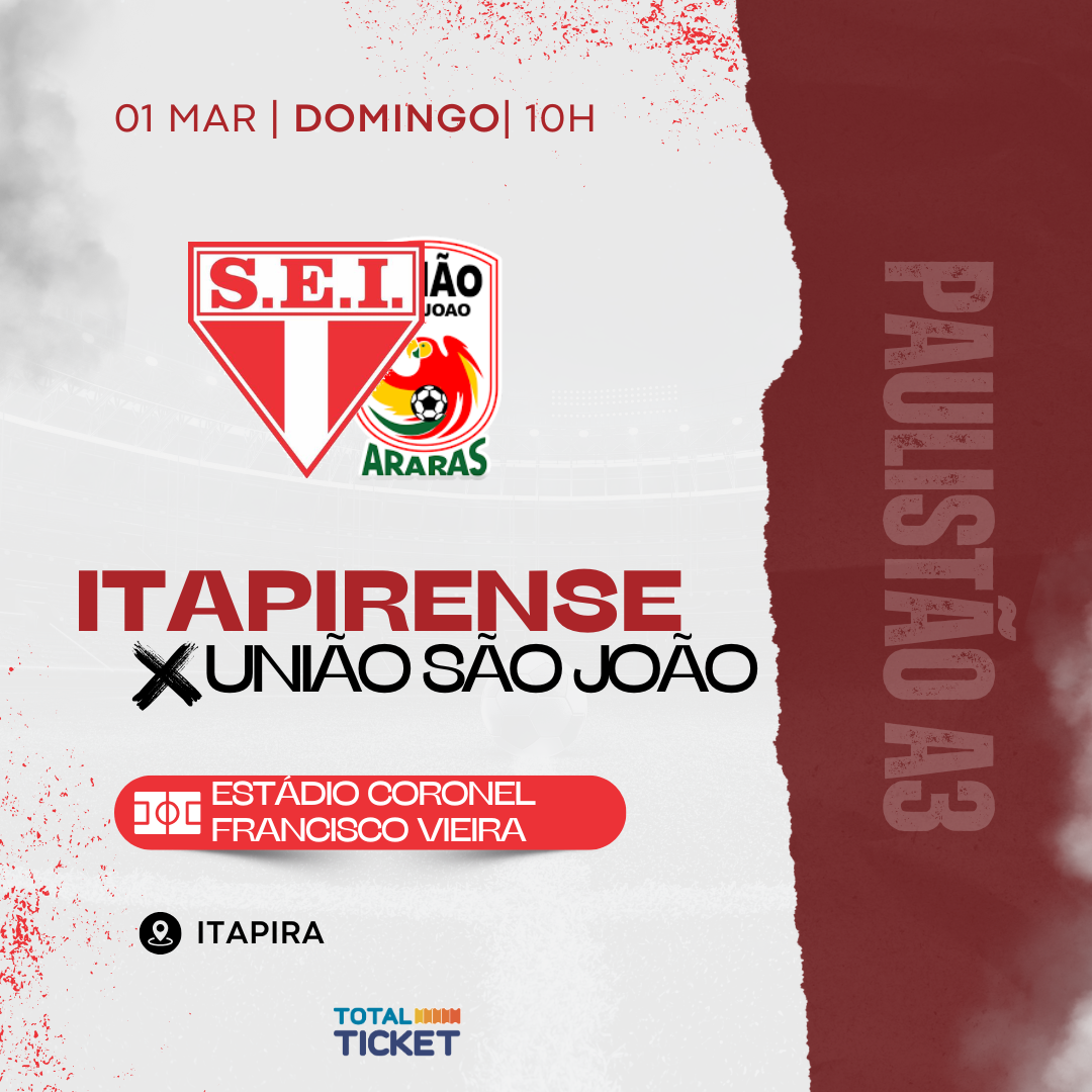 ITAPIRENSE X UNIÃO SÃO JOÃO