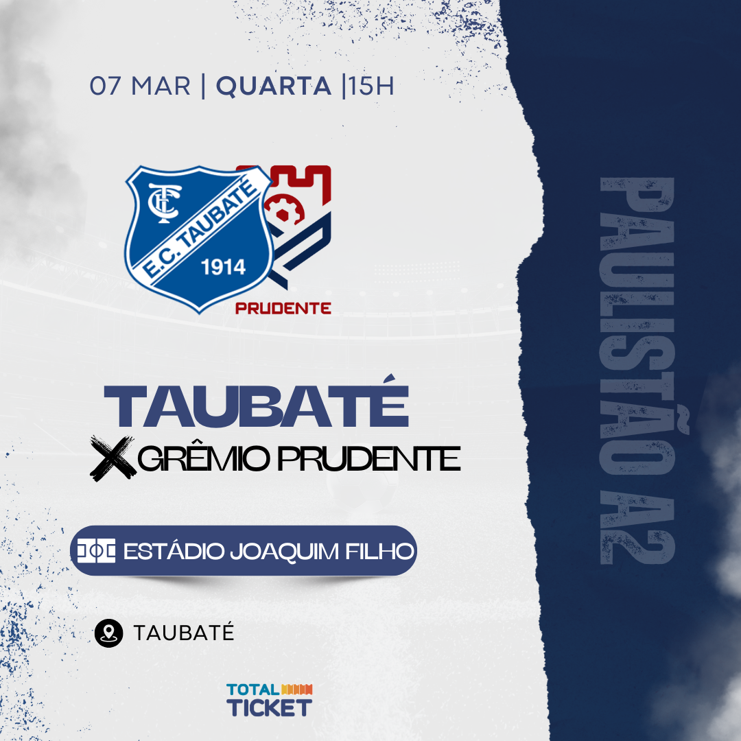TAUBATÉ X GRÊMIO PRUDENTE