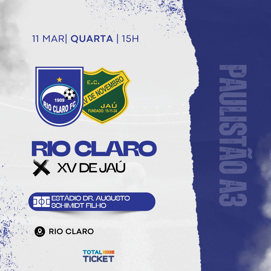 RIO CLARO X XV DE JAÚ